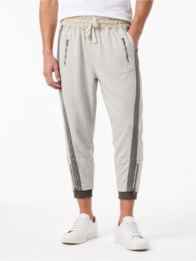 NWT Haider Ackermann Zip Detail Jogging Perth Chalk Dye Pant Sz L